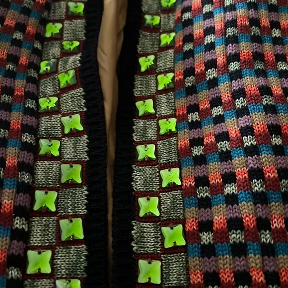 Vintage Jean Paul Gaultier Mulitcolor Wool Beaded Jacket - Picture 3 of 15